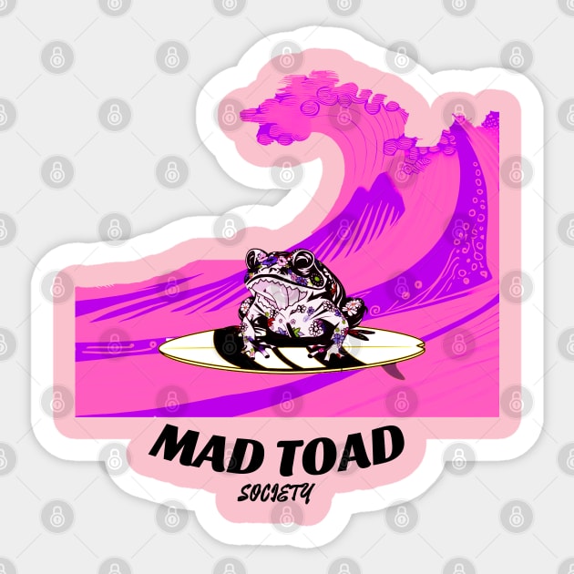 Mad Toad Society x Kanagawa - Thoughtfulness Sticker by Mad Toad Society
